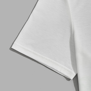 Premium Quality Custom Screen Printed Logo 100% Cotton T-Shirt Short Men's 2 Piece <b>Set</b> <b>Paint</b> Effect 2 Tone Streetwear Breathable - Product Image 4