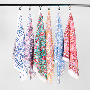 Pañuelo para la Cabeza con Estampado Paisley, Transpirable, Estilo Boho, para el Verano, Pañuelo para el Cuello, Cubre Rostro, Bandana Unisex, Sarong de Algodón Vintage - Product Image 3