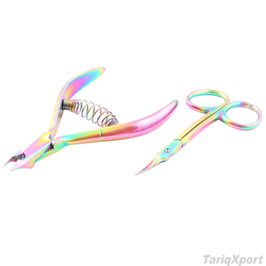 Coupe-ongles en acier inoxydable lisse et portable, ciseaux de beauté plats et tranchants pour ongles des mains, des pieds et des ongles épais - Product Image 4