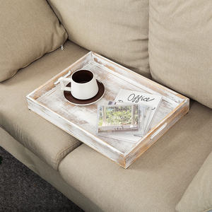 Bandeja de Servir Clásica de Madera con Acabado Artesanal para el Hogar, Cocina, Hotel, Mesa de Centro, Exhibición, Venta al por Mayor - Product Image 6