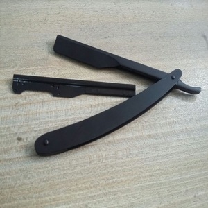 Professional Straight Cut Thraot Barber Shaving Razor Holder for <b>Mens</b> Personal and Salon Single Edge Blades Use Barber Razor - Product Image 1