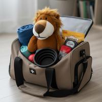 Yommy Furry Friends 35CM Peluche Sonore de Dessin Animé Jungle, Douce, Durable et Cuddly pour Chats, Utilisation Intérieure Toutes Saisons
