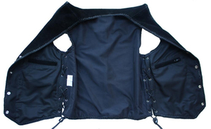 Nouvel Arrivage Gilet de Moto en Cuir, Meilleure Vente, Faible MOQ, Fermeture Métallique Noire, Gilet en Cuir Épais pour Club, Service OEM ODM - Product Image 4