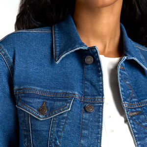 Classic Designs Denim <b>Jackets</b> Custom Made <b>Ladies</b> Stretch Fit <b>Jean</b> <b>Jacket</b> Hot Sale Casual for Everyday Wear - Product Image 2