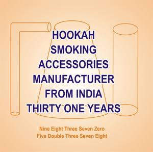 Mini Hookah de Vidrio Esmerilado Elite, Hecha a Mano en India, Ecológica, Premium, Set de Regalo de Shisha, Precio al por Mayor Directo de Fábrica - Product Image 1