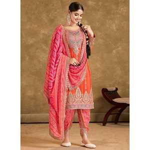 Conjunto de Top y Pantalón de Fiesta para Mujer de Diseñador y Hermoso Dupatta - Product Image 6