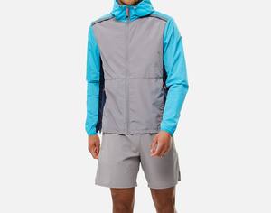 Conjunto de Chaqueta y Pantalones Cortos Deportivos de Dos Piezas de Nailon y Poliéster de Nuevo Diseño con MOQ Bajo para Hombre, Cortavientos, Ropa Urbana - Product Image 1