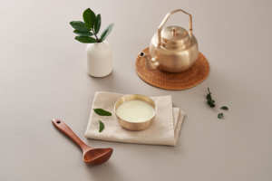 Taza de Makgeolli Coreana Hecha a Mano, Tazón para Beber de Bronce Antibacteriano Bangjja Yugi - Product Image 2