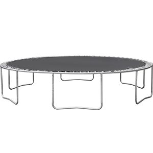 14FT Advanced Orange <b>Trampoline</b> with Basketball Hoop Inflator and Ladder Powder Coated Outer Safety Enclosure Jumping Toys - Product Image 2