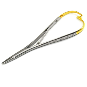 Portaagujas quirúrgico Mathieu con mordazas finamente dentadas para un manejo preciso de las agujas de sutura - Product Image 2