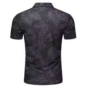 เสื้อเชิ้ตผู้ชายระบายอากาศได้ดี ผ้าฝ้าย 100% คุณภาพสูง ปกคอพับได้ เสื้อกีฬาแบบซับลิเมชั่น ขายดี - Product Image 2