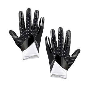 Gants de football américain Qaswa Sports Outdoor en cuir légers, antidérapants, imperméables, séchage rapide, faciles à laver, unisexes - Product Image 3