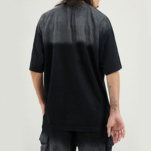 เสื้อยืดพิมพ์ลายโลโก้ตามสั่งขายส่งสำหรับผู้ชาย แขนสั้น สวมใส่สบาย ผ้าฝ้าย 100% ทรงหลวม เสื้อยืดผู้ชาย - Product Image 4