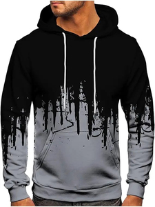 Sudaderas con Capucha para Hombre, de Color Sólido, Material Transpirable, Estilo Casual, Precio al por Mayor, Personaliza tu Propio Logotipo - Product Image 4