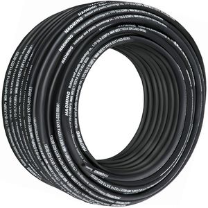 Tubo Idraulico da 328 Piedi con 2 Treccia in Filo d'Acciaio ad Alta Resistenza, Diametro Interno 3/8 Pollici, Pressione Massima 5000 PSI, Tubi Idraulici in Gomma - Product Image 1