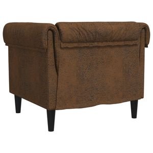 Canapé Chesterfield marron pour salon - Product Image 6