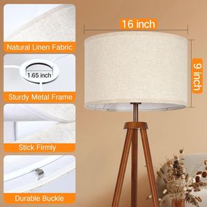 Large Beige <b>Drum</b> <b>Lamp</b> <b>Shades</b> for Floor <b>Lamps</b> Premium <b>Lamp</b> Covers & <b>Shades</b> - Product Image 2