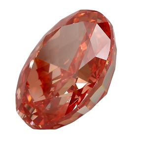 9.54ct Oval Cut Synthetic <b>Pink</b> Diamond - Product Image 2