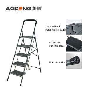 Portable <strong>Ladders</strong> Customized 5 Step <strong>Ladder</strong> <strong>Cheapest</strong> Steel Step <strong>Ladder</strong> - Product Image 3