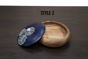 Wooden Chapati <b>Storage</b> Hotpot <b>Box</b> Insulated Roti Serving Container Kitchenware Handmade Rustic Style Food Warmer Organizer - Product Image 3