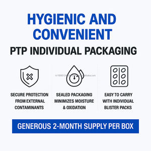 60 gélules d'huile de poisson à haute absorption 500 mg DHA EPA, graisses saines, capsules OEM pour adultes, antioxydant coréen, améliore l'immunité - Product Image 3