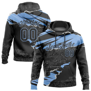 Sudadera con estampado visual personalizado, fabricación por sublimación en poliéster para etiquetas de ropa - Product Image 1