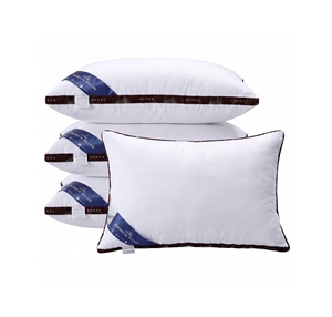 En stock, prêt à être expédié, oreiller de confort pour le cou de qualité supérieure, noyau en fibres moelleuses, oreiller ergonomique pour dormir, vente en gros d'usine, OEM ODM - Product Image 1