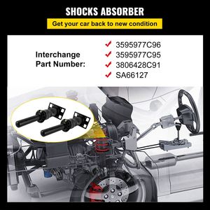 Ammortizzatore ad aria per cabina International Prostar 2008+ 3595977C96 3595977C95 a gas, attenua le vibrazioni di guida per auto - Product Image 2