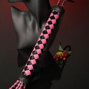 Látigos de Bondage de Cuero Genuino Hechos a Medida al por Mayor de Fábrica, Látigos con Logotipo Personalizado a Bajo Precio, Fetiche para Club Nocturno SPALL JP - Product Image 6