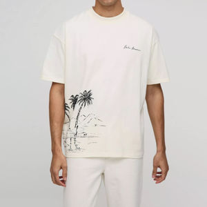 Camisetas de Alta Calidad 100% Algodón con Estampado Gráfico Personalizado para Hombre - Camisetas Transpirables de Secado Rápido para Hombre - Product Image 1