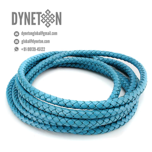 Braided <b>Leather</b> Cord for Jewelry Necklace <b>Bracelets</b> Fashion Accessories All Sizes and Colors, Full-grain, Original <b>Leather</b> - Product Image 4