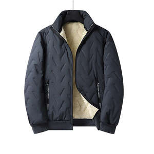 Chaqueta de invierno para hombre, diseño estampado, gruesa y cálida, traje informal de tres piezas, venta al por mayor de fábrica - Product Image 4