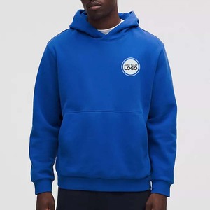 Cotton Hooded Collar Drawstring Hoodies Pullover Sweatshirts 80% <b>Combed</b> Cotton 20% Polyester Hoodie Hoodies - Product Image 6