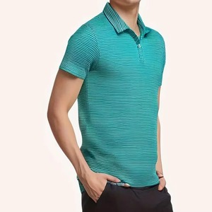 Chemises polo décontractées pour hommes, nouvelle collection, design tendance, logo personnalisé, couleur unie, respirantes, en coton, grandes tailles. - Product Image 4