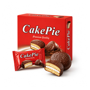 International Standard Hot Sale Tasty Vietnam Manufacturer Supply <b>Chocolate</b> Pie Packed 6 packs in Box - Product Image 4