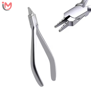Pince professionnelle pour la formation de boucles Nance, outil de pliage de fil orthodontique en acier inoxydable allemand, vente en gros OEM - Product Image 4