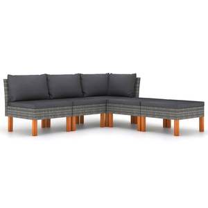 Conjunto de Muebles de Jardín Grises - Product Image 2