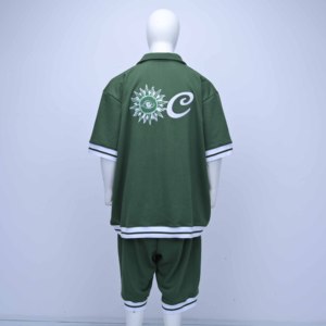 Wholesale High Quality Summer <b>Set</b> For Men With Custom Embroidery design Gym Fitness <b>Sets</b> Men Workout Casual Shorts <b>Sets</b> - Product Image 4