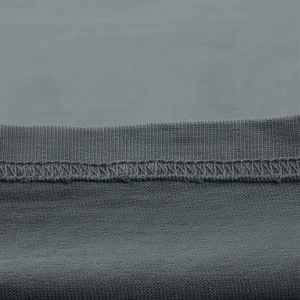 T-shirts unisexes en coton/fibre de bambou respirants, logo personnalisé, haute qualité, teints, vierges pour hommes, motif uni, tissu non tissé en toile - Product Image 4