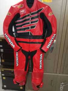 Combinaison de moto en cuir respirante pour homme Joey Dunlop 220g, manches longues, imperméable, toutes saisons, Scott Leather, rare. - Product Image 4