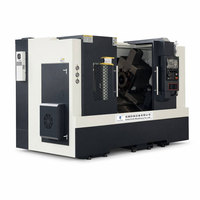 Tour CNC HIWIN Taïwan FCK56-1200 avec guides à rouleaux, vis C3, contrôleur SYNTEC et tourelle motorisée BMT55