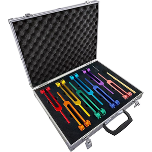 Juego de Diapasones Médicos de Acero Inoxidable de Primera Calidad con Pesas, Frecuencias C128 C256 C512, Martillo y Bolsa de Almacenamiento, Certificado CE - Product Image 6