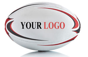 Ballon de sport d'entraînement de rugby avec logo personnalisé, taille 5, haute rétention d'air, cuir composite PU, football américain, caoutchouc personnalisé - Product Image 5