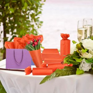 Carta Velina Arancione in Confezione da 100 Fogli 14 X 20 Pollici, per Progetti Fai-da-Te, Confezioni Regalo, Decorazioni per Matrimoni e Compleanni - Product Image 2