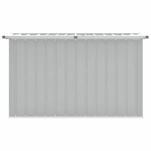 Caja de Almacenamiento Grande de Acero Galvanizado y Plástico Gris para Cobertizos y Almacenamiento - Product Image 6