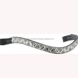 Banda decorativa de cuero genuino para cejas, banda de cristal de cuero de la mejor calidad, equipo de caballo, venta al por mayor, precio en todas las formas y tamaños - Product Image 6