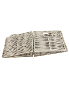 Best Selling Folding Paper Rope <b>Storage</b> <b>Basket</b> Bamboo Wholesale <b>Storage</b> Containers for Home and Kitchen Use - Product Image 2