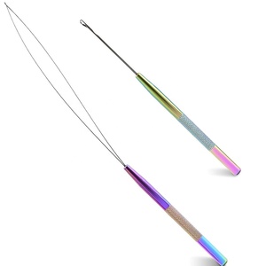 Chuyên nghiệp tóc mở rộng Vòng Kim kéo móc và ren dây hạt thiết bị công cụ vi liên kết tóc <span class=keywords><strong>Kit</strong></span> bởi chăm sóc cuộc sống Inst. - Product Image 1