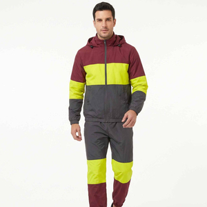 Custom Logo <b>Nylon</b> <b>Tracksuit</b> <b>Men</b> Windbreaker Jacket High Quality Streetwear Sweat Suits Unisex Sports - Product Image 3