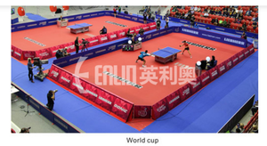 Suelo Deportivo ENLIO con Diseño Popular Aprobado por la ITTF, Suelo de PVC Antideslizante para Tenis de Mesa y Bádminton en Interiores - Product Image 3